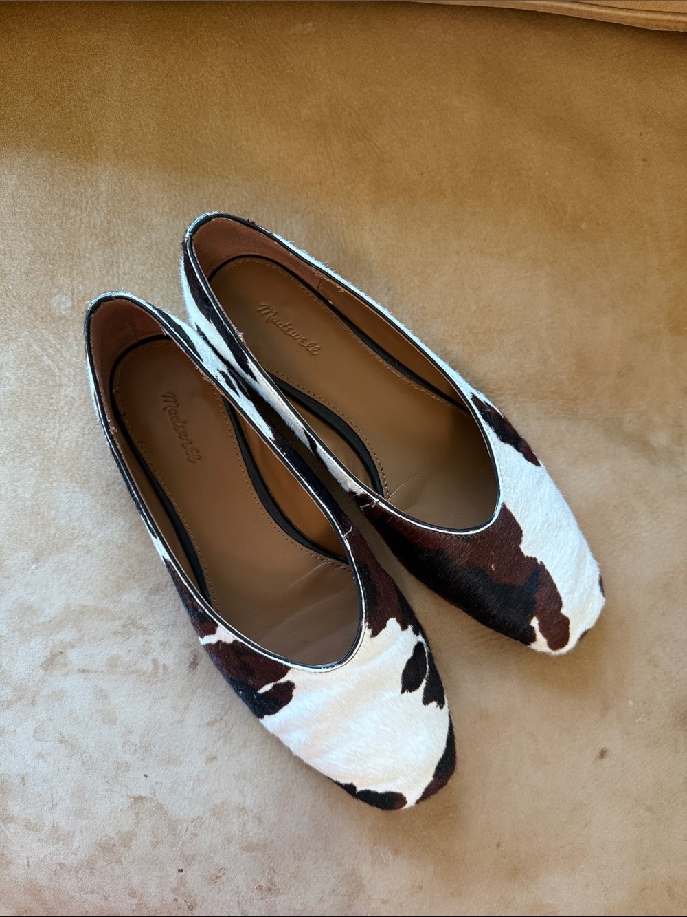 Madewell Mylie cowhide flats